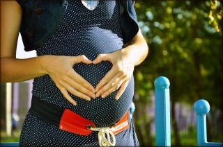 Mutterschutz Bild einer schwangeren Frau