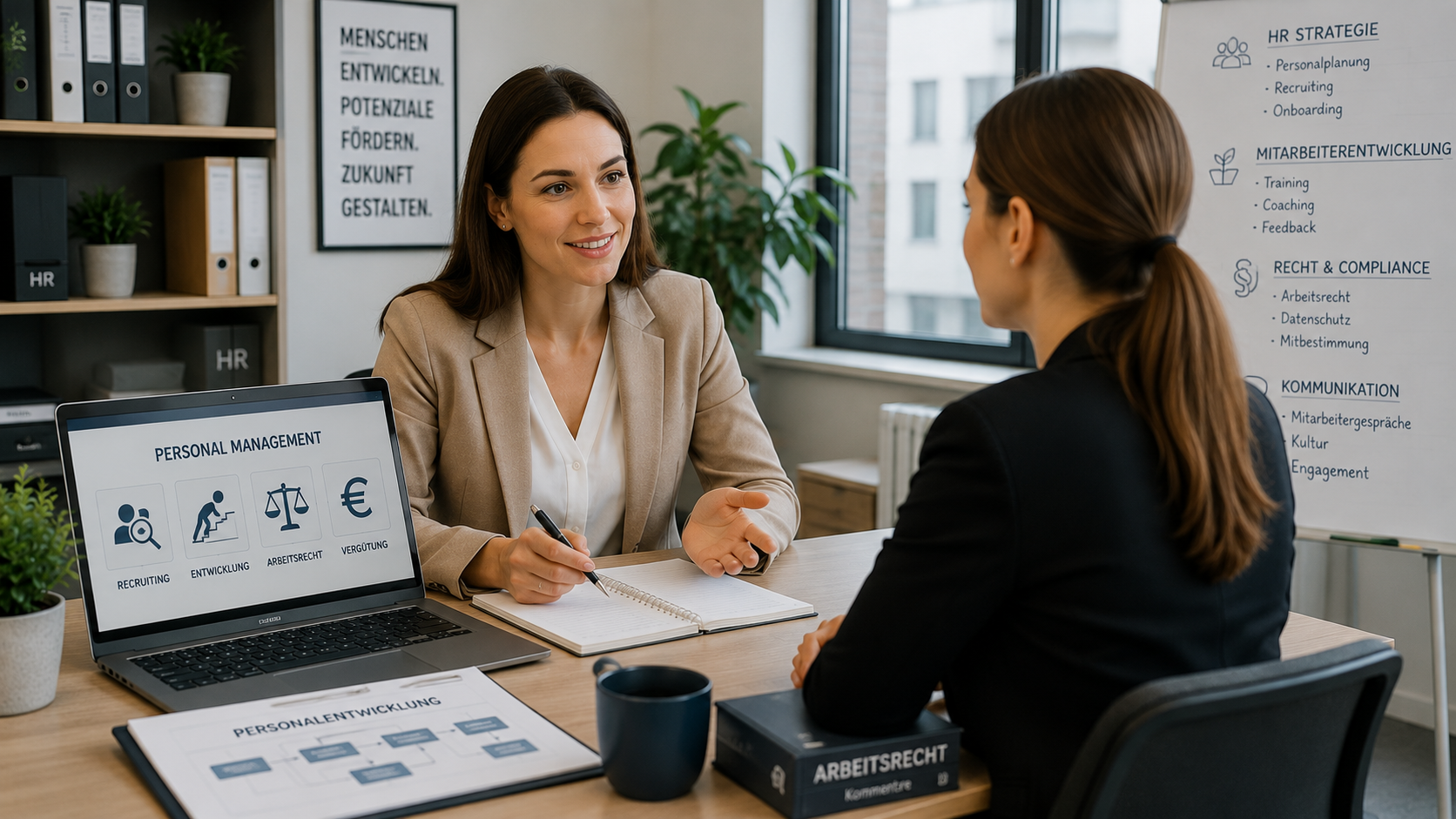 Personalfachkaufmann Weiterbildung mit HR und Personalgespräch