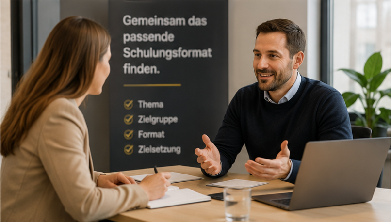 Beratung zur passenden Firmenschulung für Unternehmen