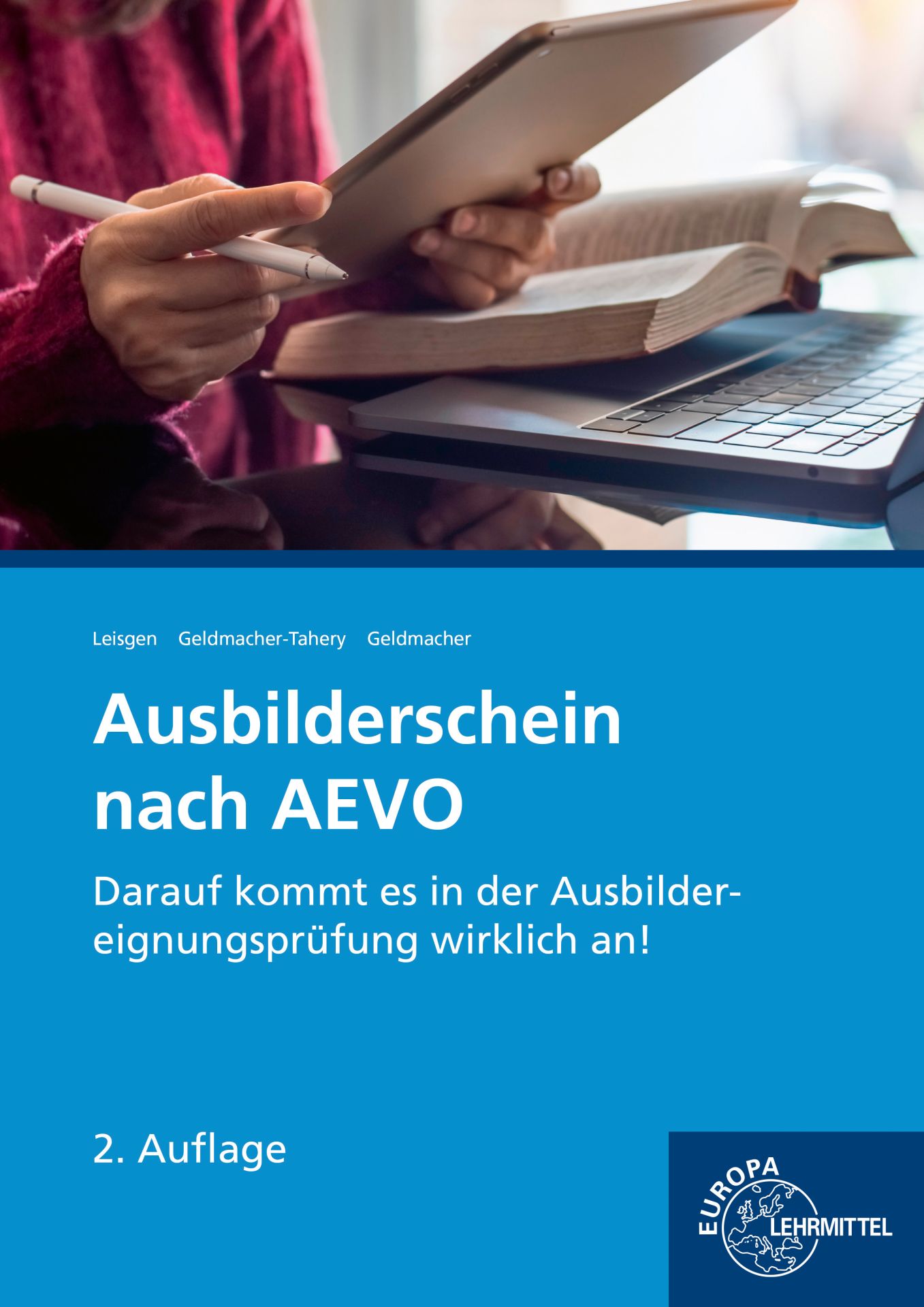 Buchcover Ausbilderschein nach AEVO – Darauf kommt es in der Ausbildereignungsprüfung wirklich an